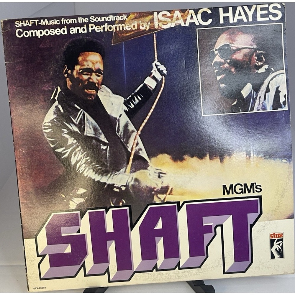 Isaac Hayes Shaft Soundtrack 2LP Vinyl Stax STX-88002 Gatefold Soul Funk OST